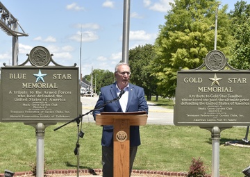 AEDC Capt. Camden Dammeyer participates in local Memorial Day Celebration