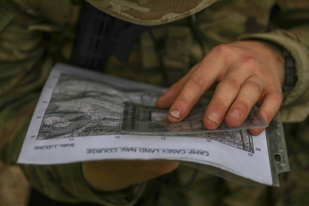 2025 Eighth Army Best Squad Competition Land Navigation