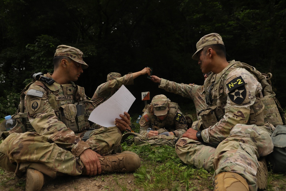 2025 Eighth Army Best Squad Competition Land Navigation