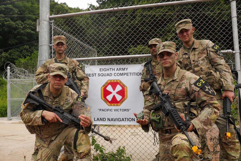 2025 Eighth Army Best Squad Competition Land Navigation