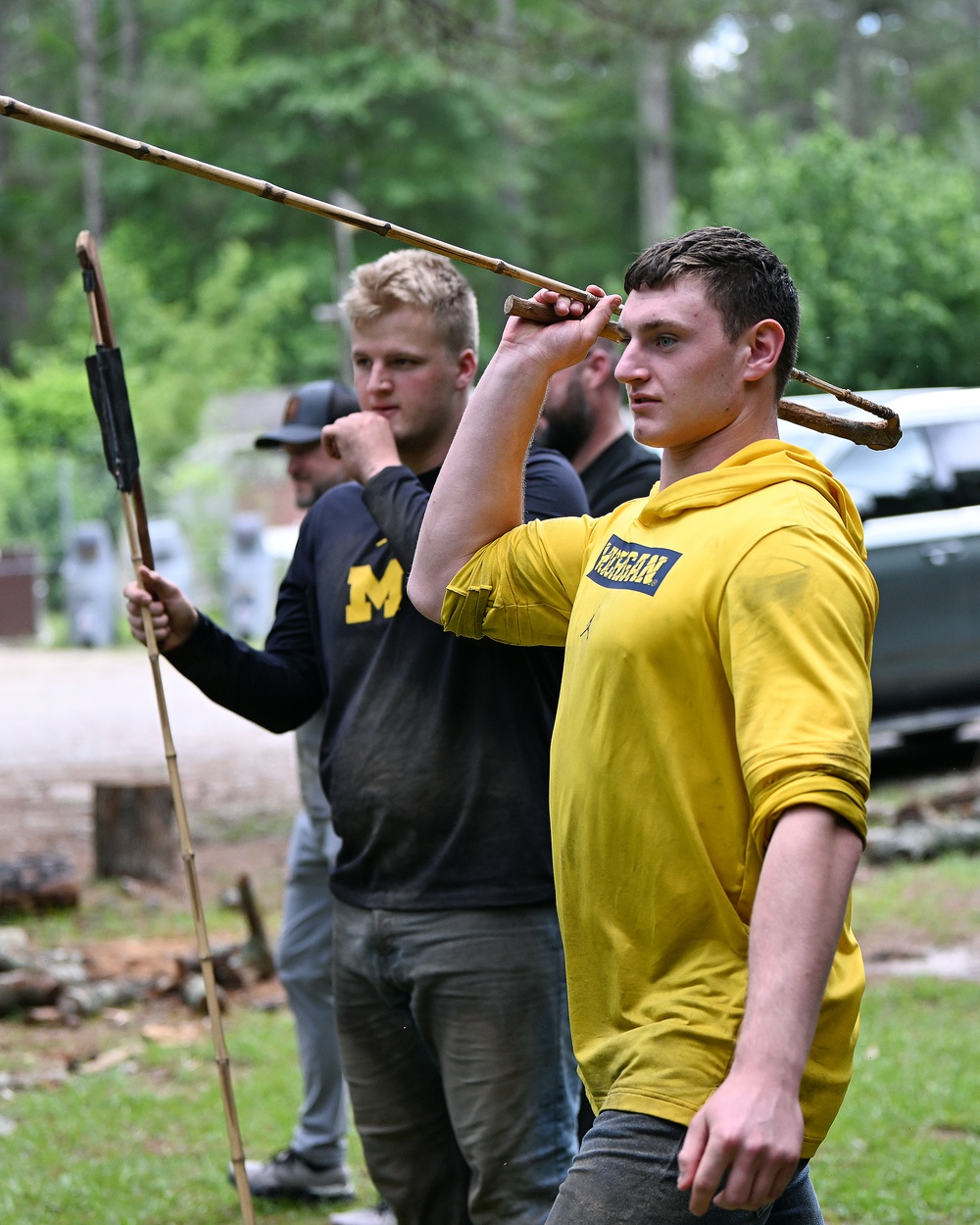 University of Michigan Football Players Visit U.S. Army JFK Special Warfare Center and School