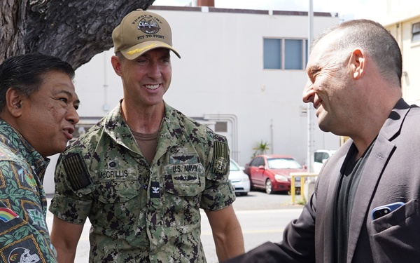 Hawaii Gov. Josh Green Visits Pearl Harbor Naval Shipyard