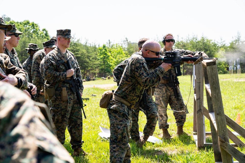 Marine Corps Advisor Company-A Participates in Infantry Marksmanship Assessment