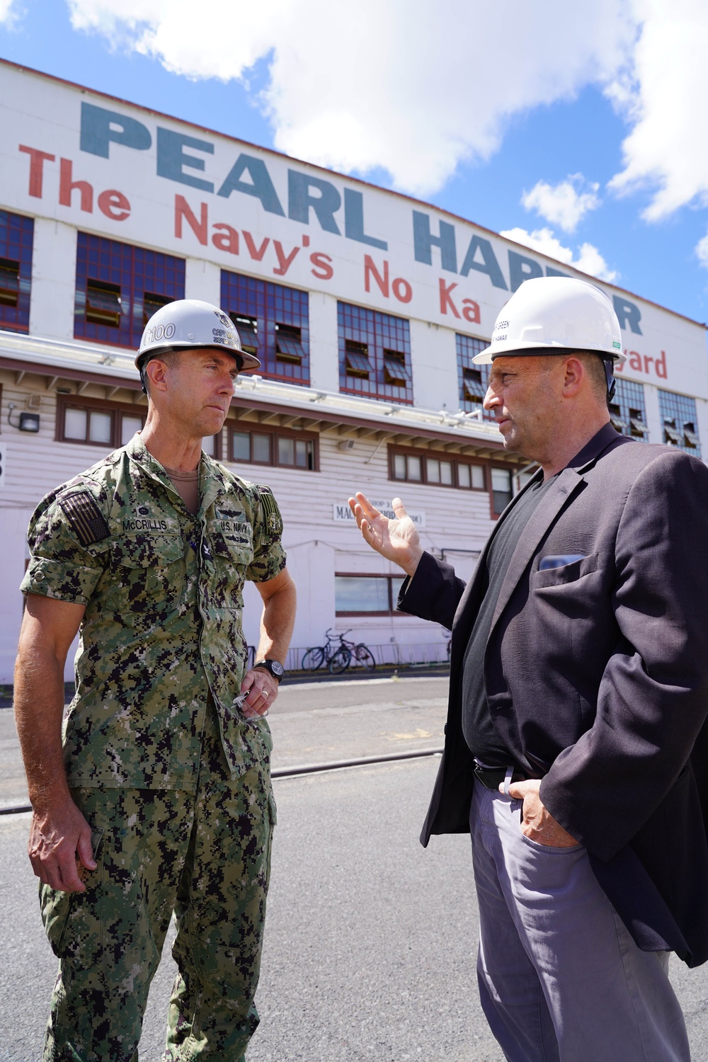 Hawaii Gov. Josh Green Visits Pearl Harbor Naval Shipyard