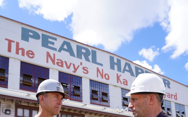 Hawaii Gov. Josh Green Visits Pearl Harbor Naval Shipyard