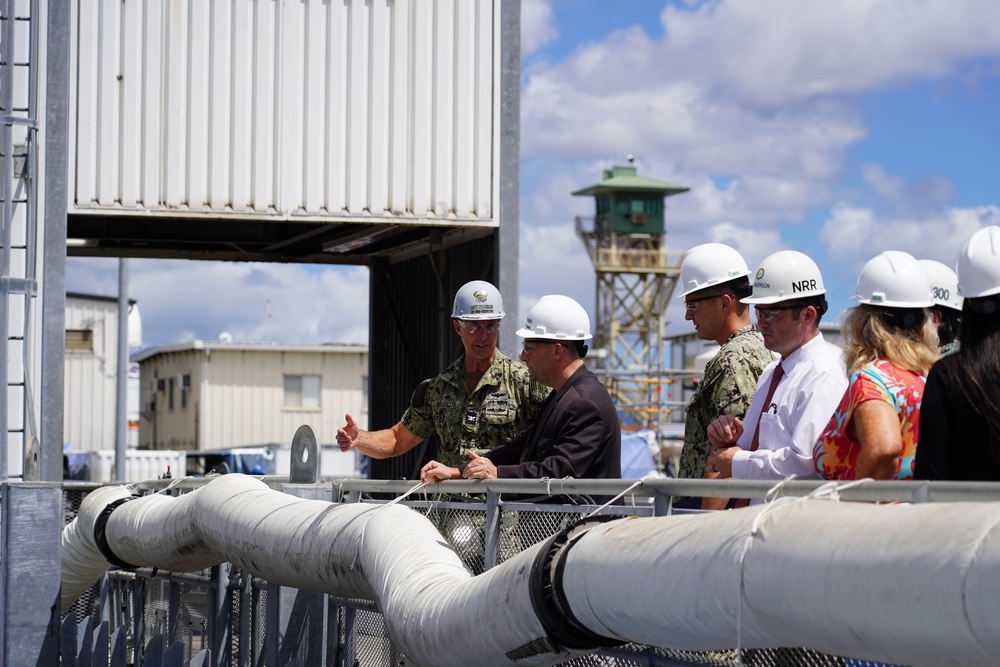 Hawaii Gov. Josh Green Visits Pearl Harbor Naval Shipyard