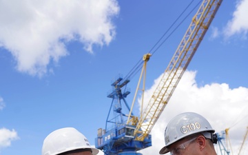 Hawaii Gov. Josh Green Visits Pearl Harbor Naval Shipyard