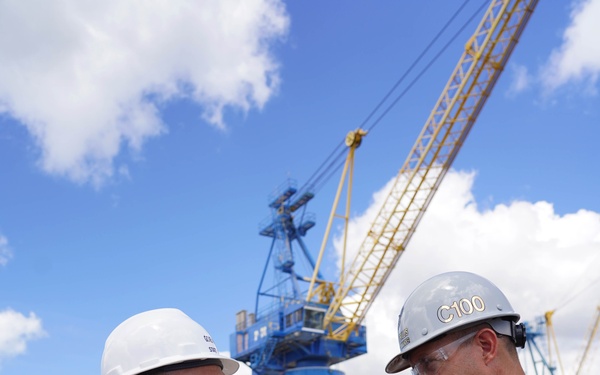 Hawaii Gov. Josh Green Visits Pearl Harbor Naval Shipyard