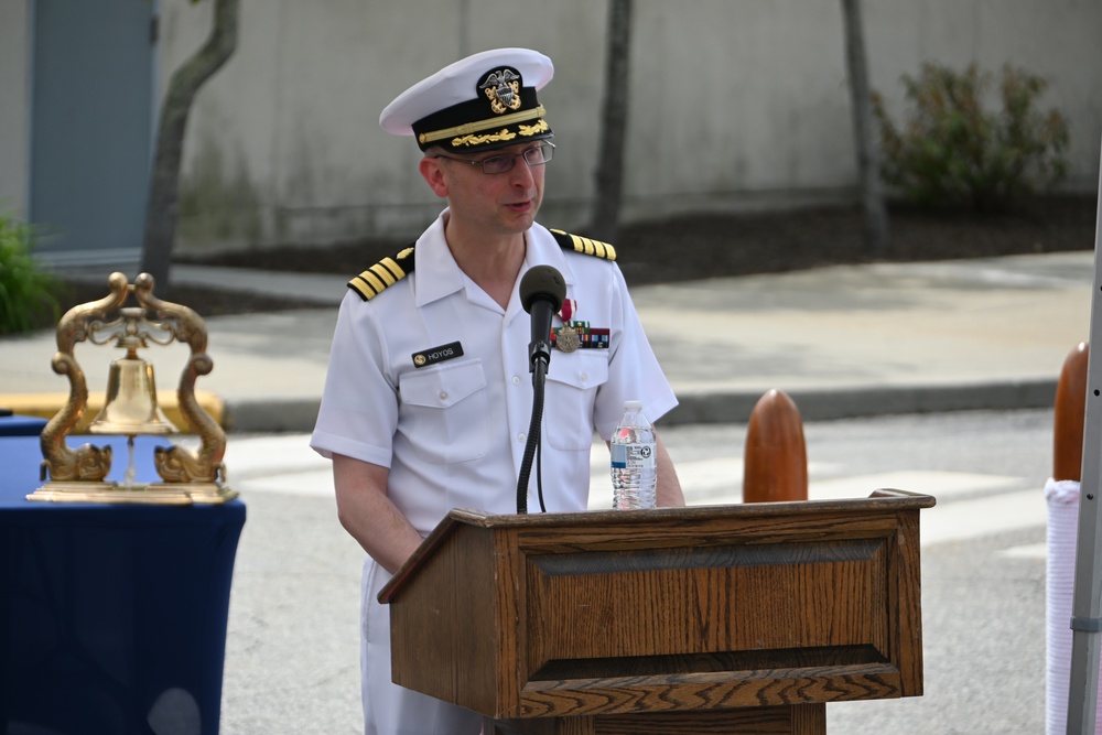 Navy Medicine Readiness and Training Unit Groton Conducts Change of Charge Ceremony