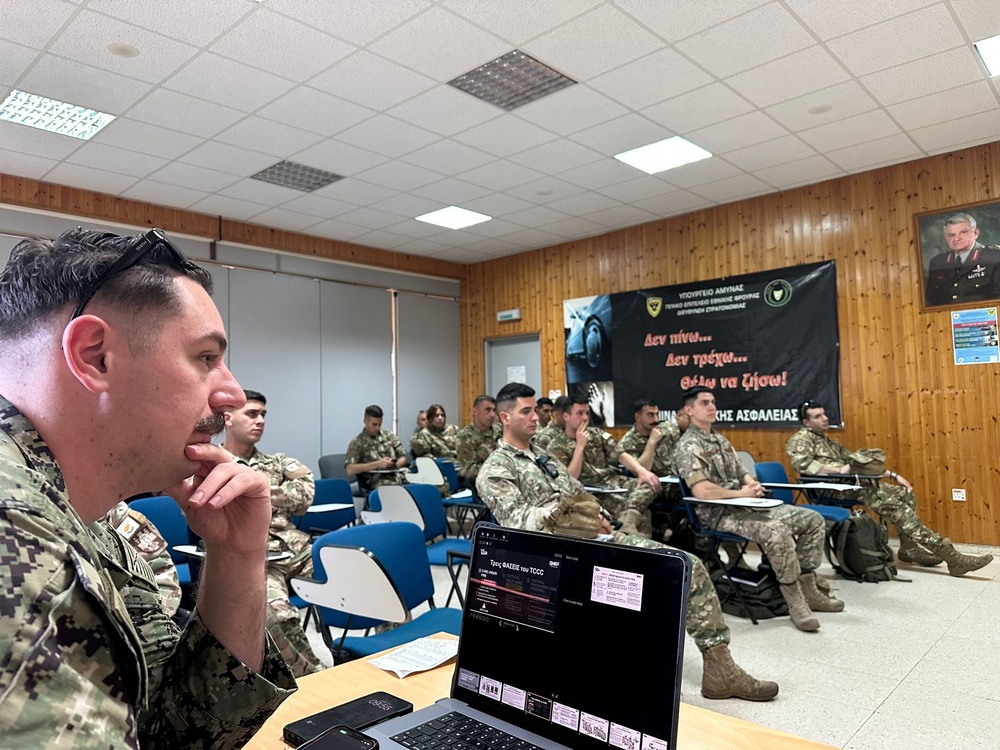 U.S. Navy Corpsmen Strengthen Allied Readiness Through Tactical Combat Casualty Care Training in Cyprus