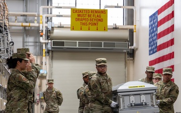 Airmen Complete Reverse Dignified Transfer Training at Dover