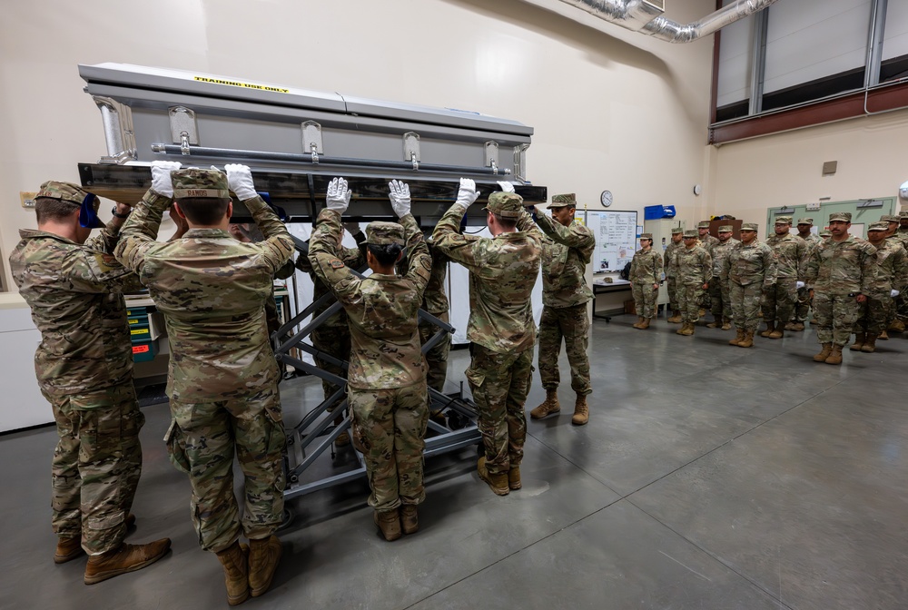 Airmen Complete Reverse Dignified Transfer Training at Dover