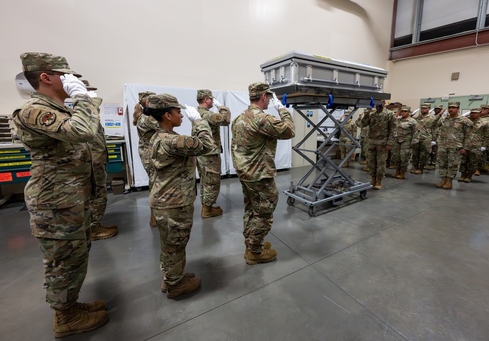 Airmen Complete Reverse Dignified Transfer Training at Dover