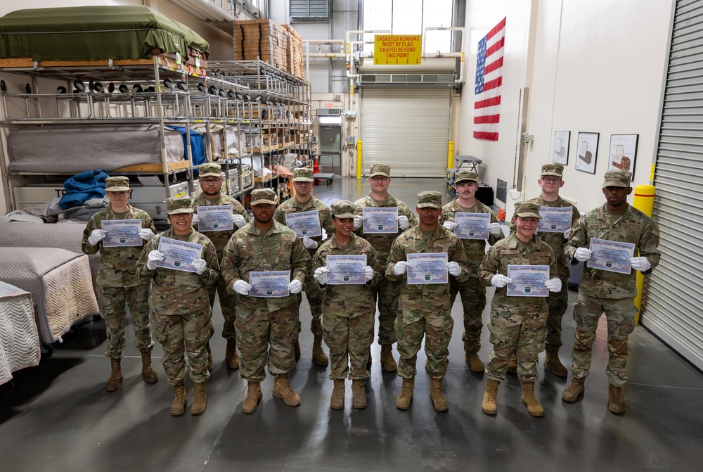 Airmen Complete Reverse Dignified Transfer Training at Dover