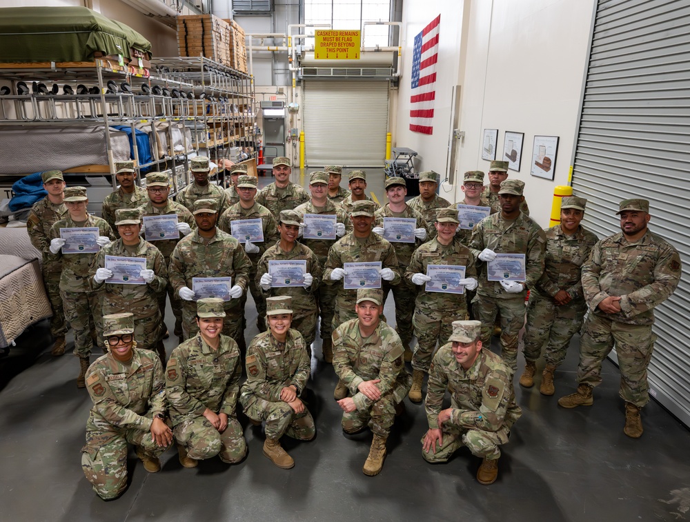 Airmen Complete Reverse Dignified Transfer Training at Dover