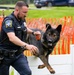 Police dogs join in National Police Week Competition.