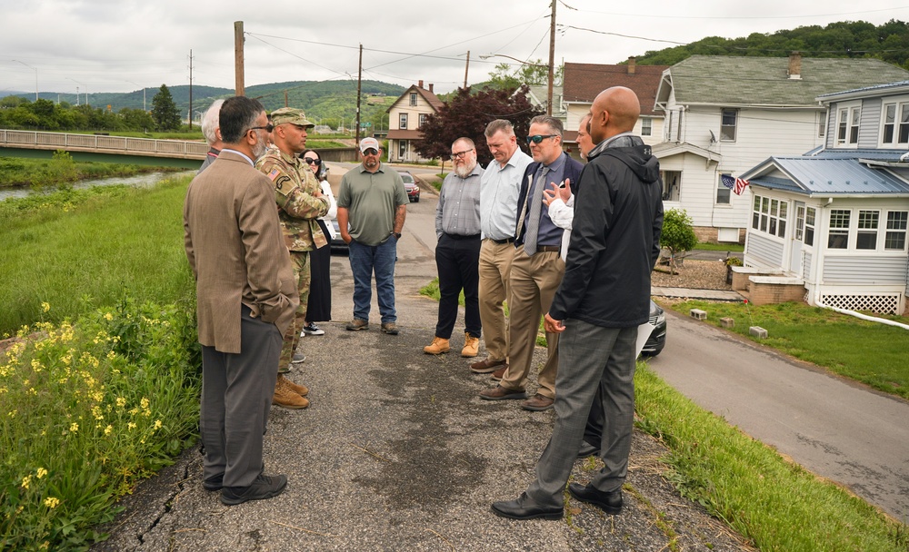 USACE Baltimore District Officials, Williamsport Mayor Discuss Levee System Funding After Risk Assessment