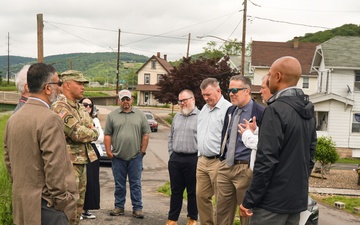 USACE Baltimore District Officials, Williamsport Mayor Discuss Levee System Funding After Risk Assessment