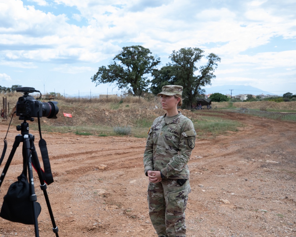 2nd Lt. Amanda Currey speaks Immediate Response 25
