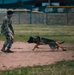 Military working dog obedience competition