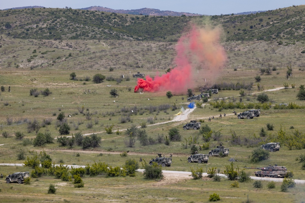 IR25 Live-fire exercise in the Republic of North Macedonia