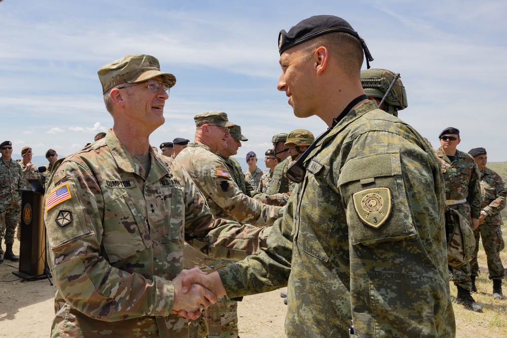 IR25 Live-fire exercise in the Republic of North Macedonia