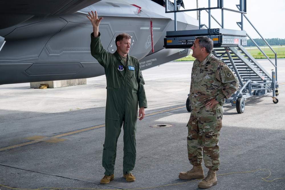 Florida's Adjutant General Visits 125FW