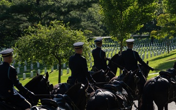 Caisson Detachment returns to Arlington National Cemetery, June 2, 2025