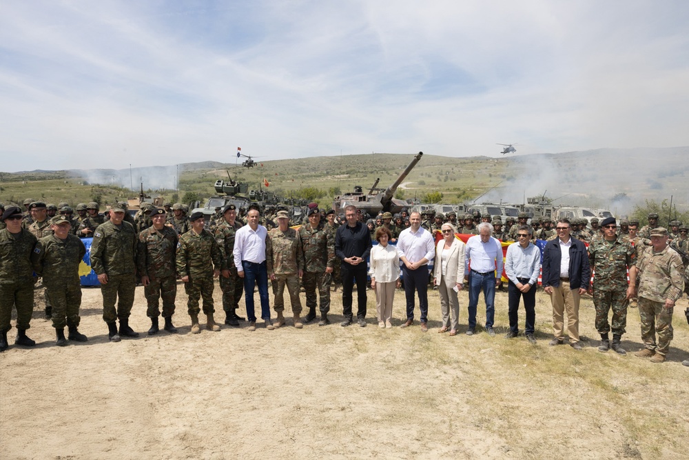 IR25 Live-fire exercise in the Republic of North Macedonia