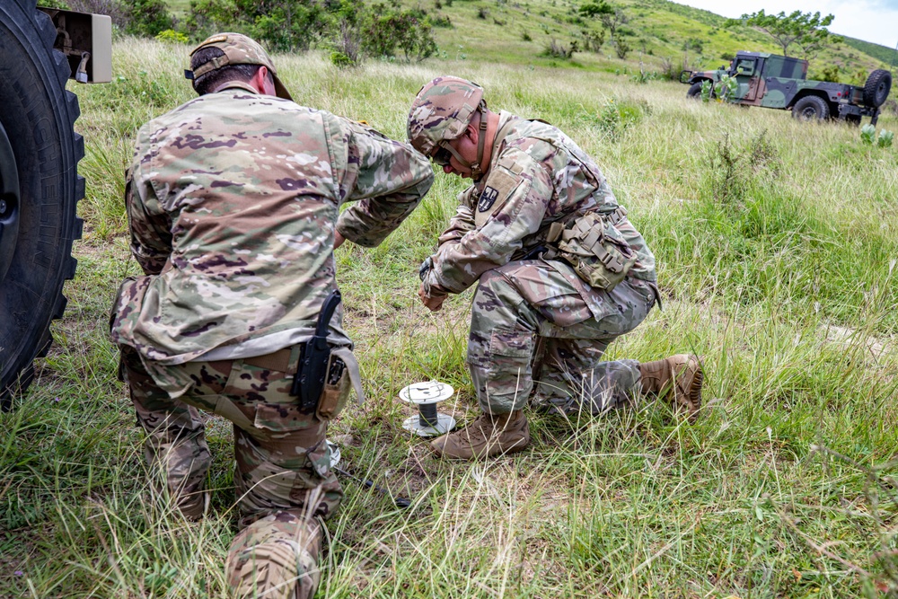 EOD Team Executes Controlled Demolition at Camp Santiago