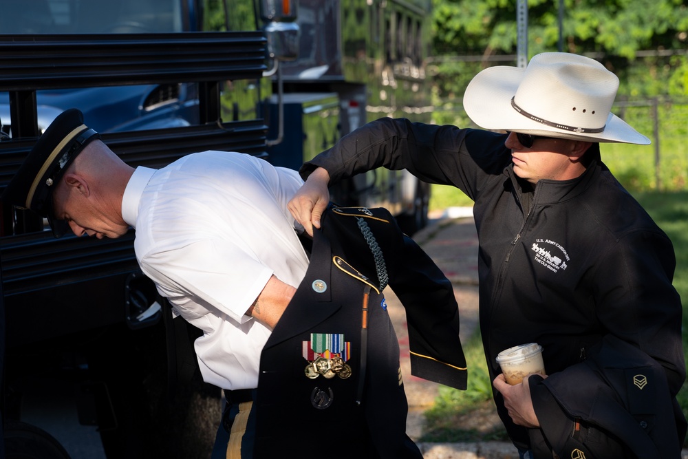 Caisson Detachment returns to Arlington National Cemetery, June 2, 2025