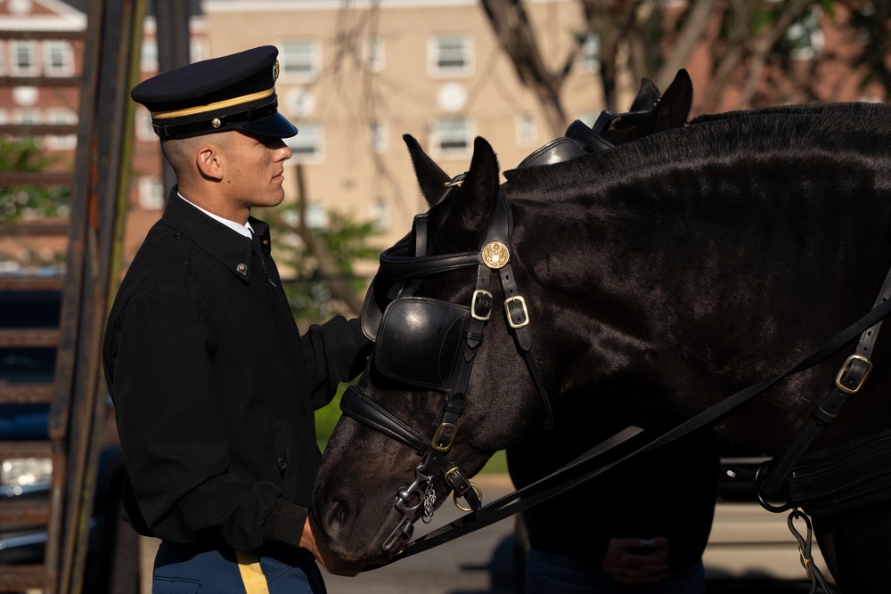 Caisson Detachment returns to Arlington National Cemetery, June 2, 2025