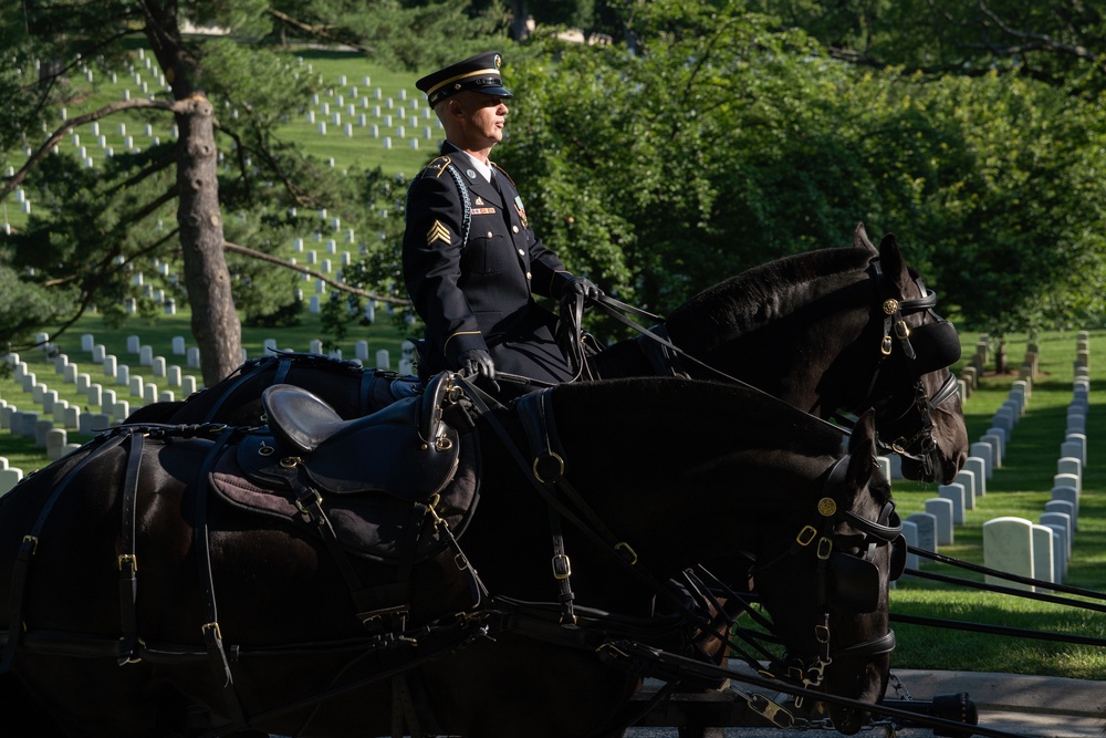 Caisson Detachment returns to Arlington National Cemetery, June 2, 2025
