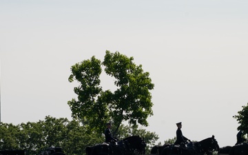 Caisson Detachment returns to Arlington National Cemetery, June 2, 2025