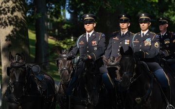 Caisson Detachment returns to Arlington National Cemetery, June 2, 2025