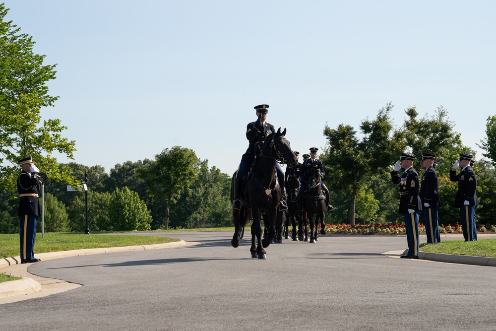 Caisson Detachment returns to Arlington National Cemetery, June 2, 2025