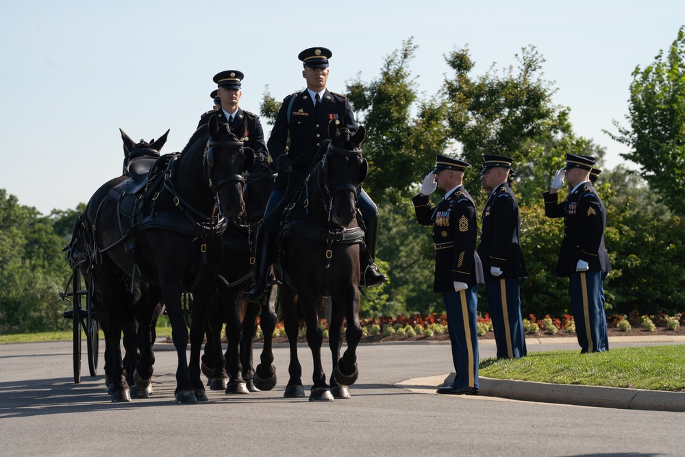 Caisson Detachment returns to Arlington National Cemetery, June 2, 2025
