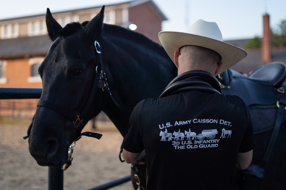 Caisson Detachment returns to Arlington National Cemetery, June 2, 2025
