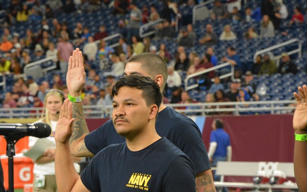 NTAG Heartland Future Sailors take the Oath of Enlistment