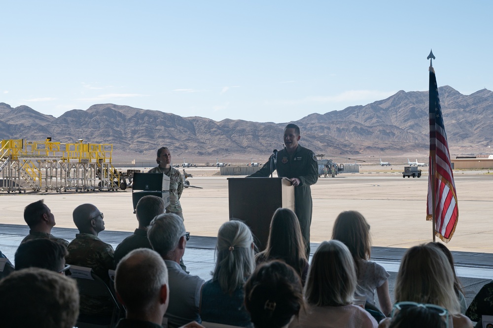 422nd Test and Evaluation Squadron welcomes new commander