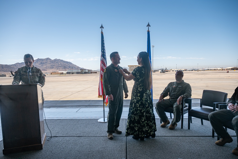 422nd Test and Evaluation Squadron welcomes new commander