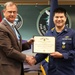 US Coast Guard Lt. Cmdr. Daniel Jones receives Joint Service Commendation Medal
