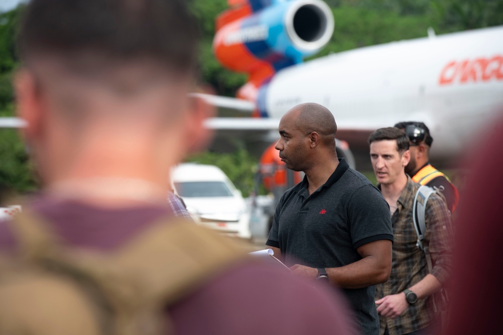 U.S. Marines arrive in Panama to support U.S./Panama relations