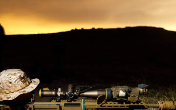 U.S. Marines, Indonesian Korps Marinir fire Mk22 Mod 0 advanced sniper rifle