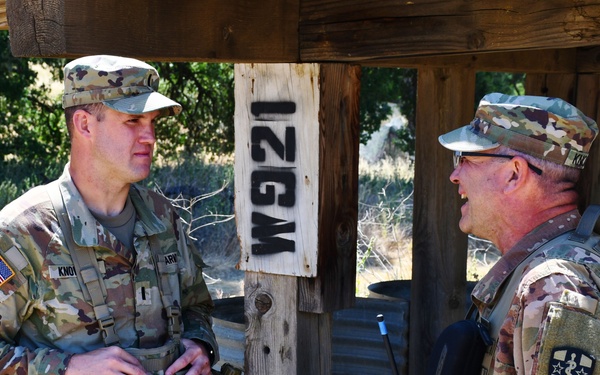 Army Reserve father and son reconnect at Mojave Falcon 25