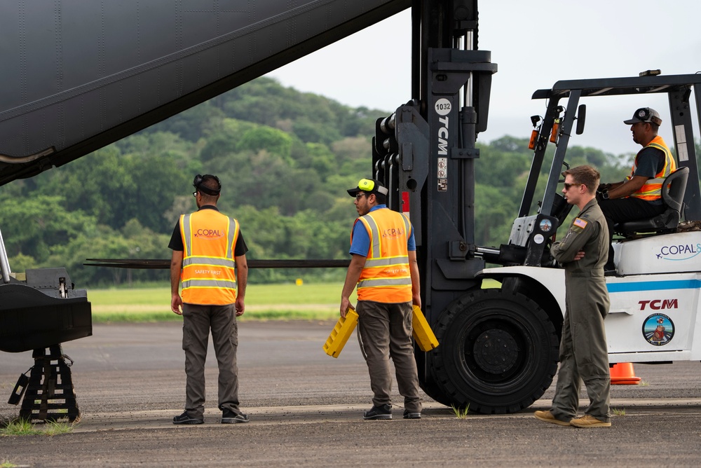 U.S. Marines arrive in Panama to support U.S./Panama relations