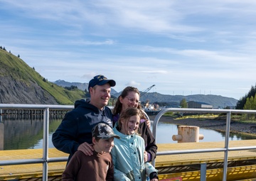 Coast Guard Cutter Earl Cunningham (WPC 1159) arrives to homeport in Kodiak, Alaska