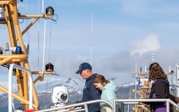 Coast Guard Cutter Earl Cunningham (WPC 1159) arrives to homeport in Kodiak, Alaska