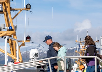 Coast Guard Cutter Earl Cunningham (WPC 1159) arrives to homeport in Kodiak, Alaska