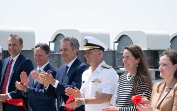 Acting Chief of Naval Operations Attends BAE Systems Shiplift and Land Level Facility Ribbon-Cutting Ceremony